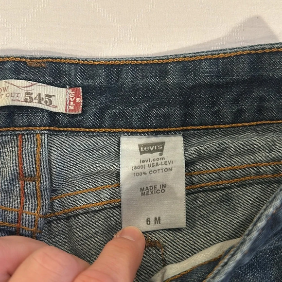 Levi’s women’s vintage 545 low boot cut jeans size 6 EUC - Picture 4 of 7